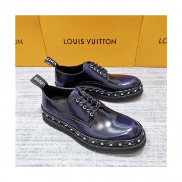 Louis Vuitton 2020 Men's Black Ice Leather Sneakers - 루이비통 2020 남성용 블랙 아이스 레더 스니커즈,Size(240
