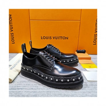 Louis Vuitton 2020 Men's Black Ice Leather Sneakers - 루이비통 2020 남성용 블랙 아이스 레더 스니커즈,Size(240