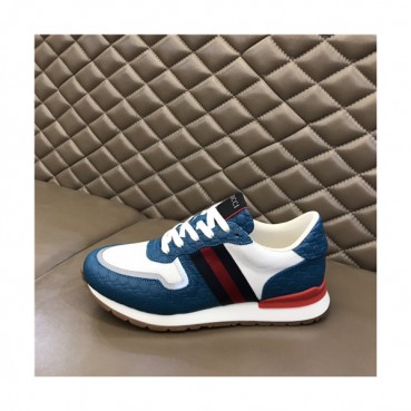 Gucci 2020 Men's Leather Sneakers - 구찌 2021 남성용 레더 스니커즈,Size(240