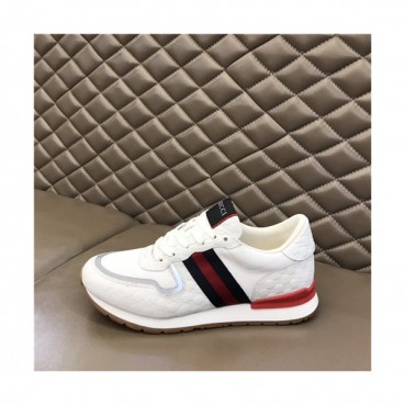 Gucci 2020 Men's Leather Sneakers - 구찌 2021 남성용 레더 스니커즈,Size(240