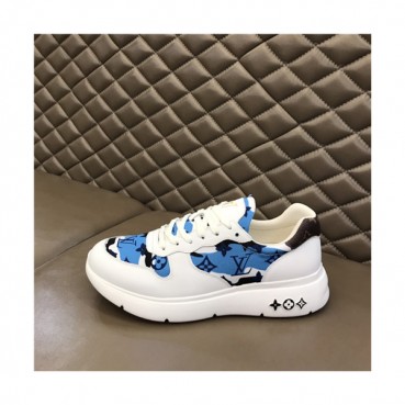 Louis Vuitton 2020 Men's Leather Sneakers - 루이비통 2021 남성용 레더 스니커즈,Size(240