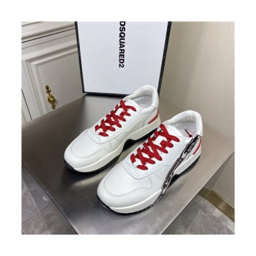 Dsquared 2020 Men's Leather Sneakers - 디스퀘어드 2020 남성용 레더 스니커즈,Size(240