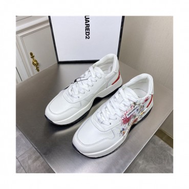 Dsquared 2020 Men's Leather Sneakers - 디스퀘어드 2020 남성용 레더 스니커즈,Size(240