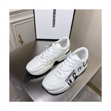 Dsquared 2020 Men's Leather Sneakers - 디스퀘어드 2020 남성용 레더 스니커즈,Size(240