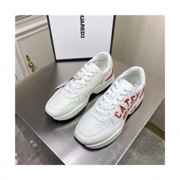 Dsquared 2020 Men's Leather Sneakers - 디스퀘어드 2020 남성용 레더 스니커즈,Size(240