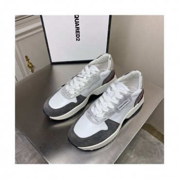 Dsquared 2020 Men's Leather Sneakers - 디스퀘어드 2020 남성용 레더 스니커즈,Size(240