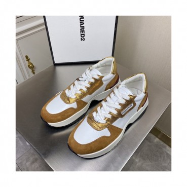 Dsquared 2020 Men's Leather Sneakers - 디스퀘어드 2020 남성용 레더 스니커즈,Size(240