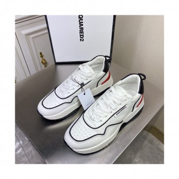 Dsquared 2020 Men's Leather Sneakers - 디스퀘어드 2020 남성용 레더 스니커즈,Size(240