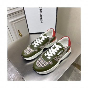 Dsquared 2020 Men's Leather Sneakers - 디스퀘어드 2020 남성용 레더 스니커즈,Size(240