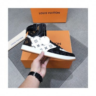 Louis Vuitton 2020 Men's Leather Sneakers - 루이비통 2020 남성용 레더 스니커즈,Size(240