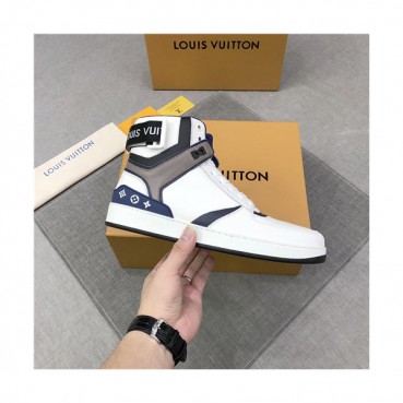 Louis Vuitton 2020 Men's Leather Sneakers - 루이비통 2020 남성용 레더 스니커즈,Size(240