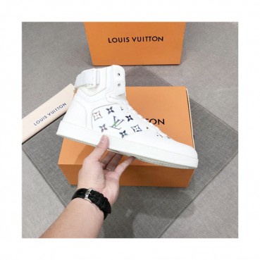 Louis Vuitton 2020 Men's Leather Sneakers - 루이비통 2020 남성용 레더 스니커즈,Size(240