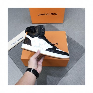 Louis Vuitton 2020 Men's Leather Sneakers - 루이비통 2020 남성용 레더 스니커즈,Size(240