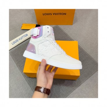 Louis Vuitton 2020 Men's Leather Sneakers - 루이비통 2020 남성용 레더 스니커즈,Size(240