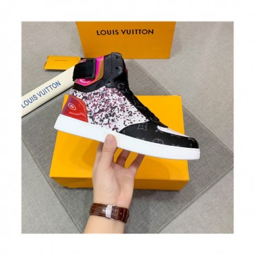 Louis Vuitton 2020 Men's Leather Sneakers - 루이비통 2020 남성용 레더 스니커즈,Size(240