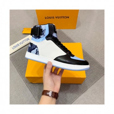 Louis Vuitton 2020 Men's Leather Sneakers - 루이비통 2020 남성용 레더 스니커즈,Size(240