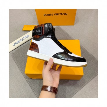 Louis Vuitton 2020 Men's Leather Sneakers - 루이비통 2020 남성용 레더 스니커즈,Size(240