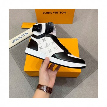Louis Vuitton 2020 Men's Leather Sneakers - 루이비통 2020 남성용 레더 스니커즈,Size(240