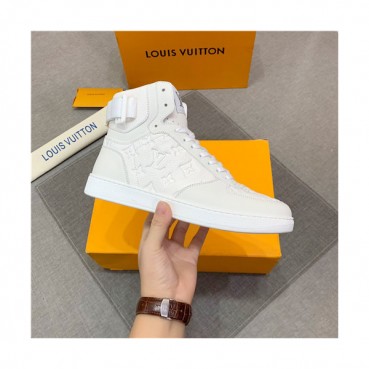 Louis Vuitton 2020 Men's Leather Sneakers - 루이비통 2020 남성용 레더 스니커즈,Size(240