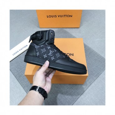 Louis Vuitton 2020 Men's Leather Sneakers - 루이비통 2020 남성용 레더 스니커즈,Size(240