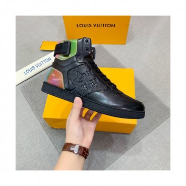Louis Vuitton 2020 Men's Leather Sneakers - 루이비통 2020 남성용 레더 스니커즈,Size(240