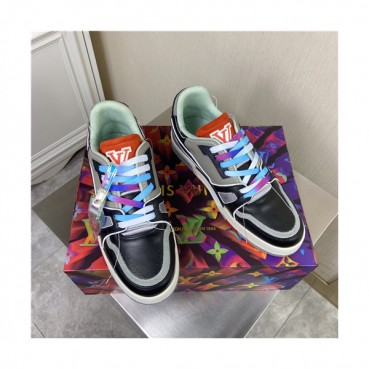Louis Vuitton 2020 Men's Leather Sneakers - 루이비통 2020 남성용 레더 스니커즈,Size(240