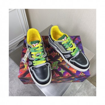 Louis Vuitton 2020 Men's Leather Sneakers - 루이비통 2020 남성용 레더 스니커즈,Size(240