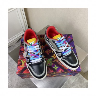 Louis Vuitton 2020 Men's Leather Sneakers - 루이비통 2020 남성용 레더 스니커즈,Size(240