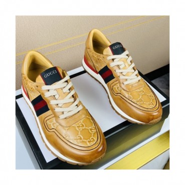 Gucci 2020 Men's Leather Sneakers - 구찌 2020 남성용 레더 스니커즈,Szie(240