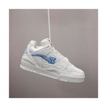 Louis Vuitton 2020 Men's Leather Sneakers - 루이비통 2020 남성용 레더 스니커즈,Size(240