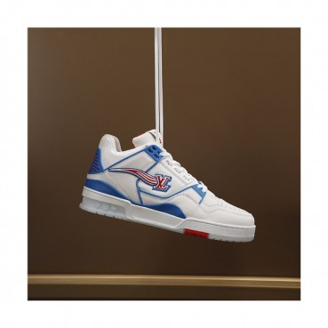 Louis Vuitton 2020 Men's Leather Sneakers - 루이비통 2020 남성용 레더 스니커즈,Size(240