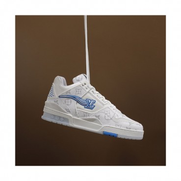 Louis Vuitton 2020 Men's Leather Sneakers - 루이비통 2020 남성용 레더 스니커즈,Size(240