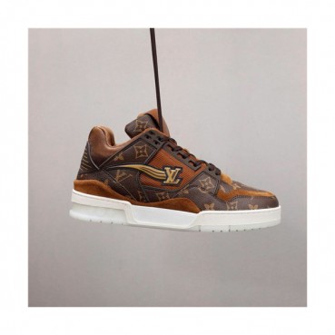 Louis Vuitton 2020 Men's Leather Sneakers - 루이비통 2020 남성용 레더 스니커즈,Size(240