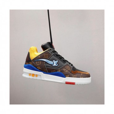 Louis Vuitton 2020 Men's Leather Sneakers - 루이비통 2020 남성용 레더 스니커즈,Size(240