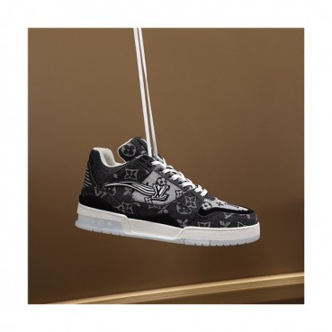 Louis Vuitton 2020 Men's Leather Sneakers - 루이비통 2020 남성용 레더 스니커즈,Size(240