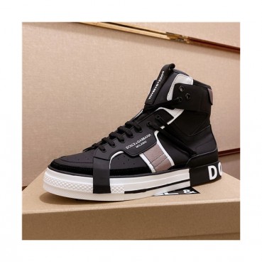 Dolce&Gabbana 2021 Men's Leather Sneakers - 돌체앤가바나 2021 남성용 레더 스니커즈,Size(240