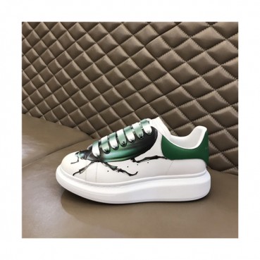 Alexander Mcqueen 2020 Women's Leather Sneakers - 알렉산더맥퀸 2020 여성용 레더 스니커즈,Size(225