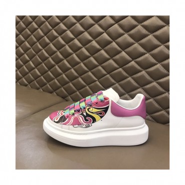 Alexander Mcqueen 2020 Women's Leather Sneakers - 알렉산더맥퀸 2020 여성용 레더 스니커즈,Size(225