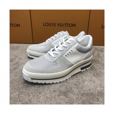 Louis Vuitton 2020 Men's Leather Sneakers - 루이비통 2020 남성용 레더 스니커즈,Size(240