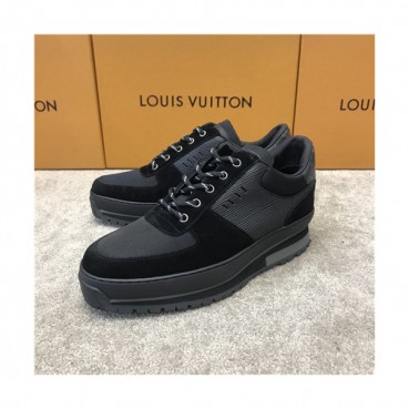 Louis Vuitton 2020 Men's Leather Sneakers - 루이비통 2020 남성용 레더 스니커즈,Size(240