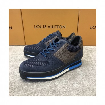 Louis Vuitton 2020 Men's Leather Sneakers - 루이비통 2020 남성용 레더 스니커즈,Size(240