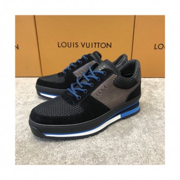 Louis Vuitton 2020 Men's Leather Sneakers - 루이비통 2020 남성용 레더 스니커즈,Size(240