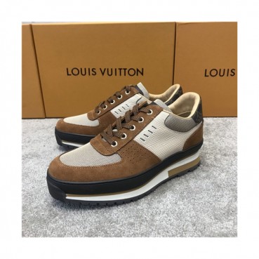 Louis Vuitton 2020 Men's Leather Sneakers - 루이비통 2020 남성용 레더 스니커즈,Size(240