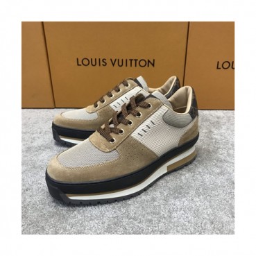 Louis Vuitton 2020 Men's Leather Sneakers - 루이비통 2020 남성용 레더 스니커즈,Size(240
