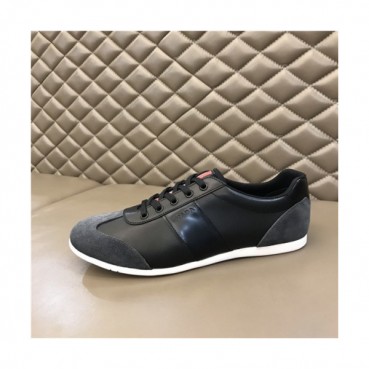 Prada 2020 Men's Leather Sneakers - 프라다 2020 남성용 레더 스니커즈,Size(240