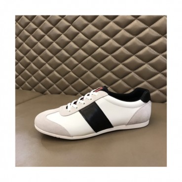 Prada 2020 Men's Leather Sneakers - 프라다 2020 남성용 레더 스니커즈,Size(240
