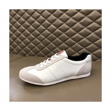 Prada 2020 Men's Leather Sneakers - 프라다 2020 남성용 레더 스니커즈,Size(240