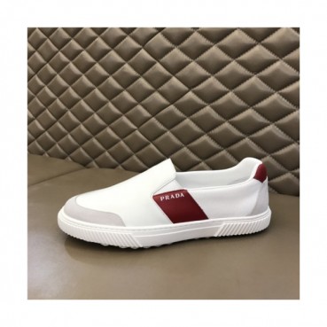 Prada 2020 Men's Leather Sneakers - 프라다 2020 남성용 레더 스니커즈,Size(240