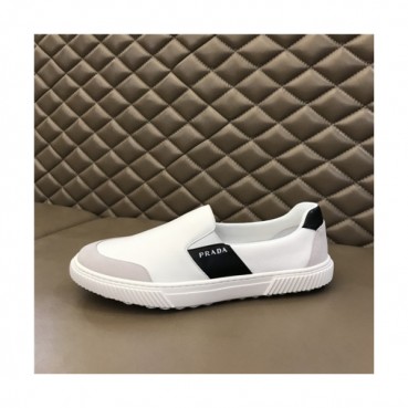 Prada 2020 Men's Leather Sneakers - 프라다 2020 남성용 레더 스니커즈,Size(240