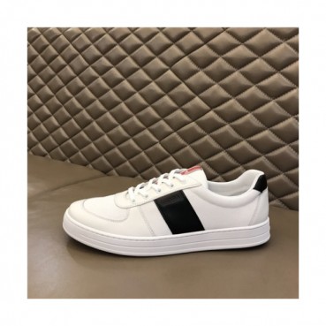 Prada 2020 Men's Leather Sneakers - 프라다 2020 남성용 레더 스니커즈,Size(240